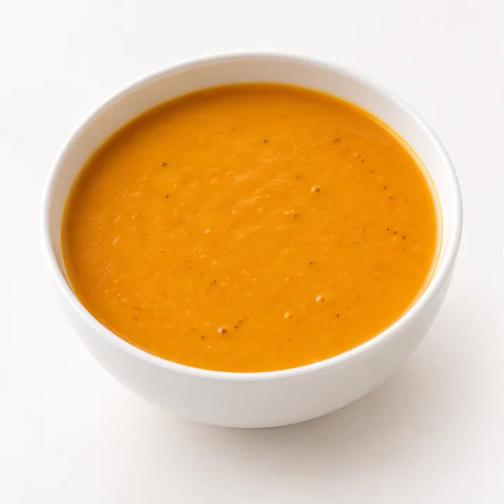 Mercimek çorbası için temsili sunum